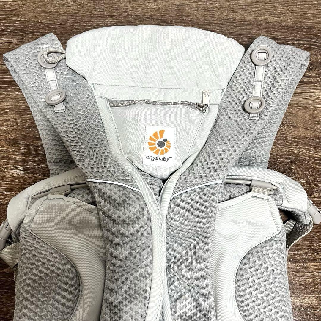 美品 エルゴベビー オムニブリーズ　抱っこ紐 グレー OMNI Breeze