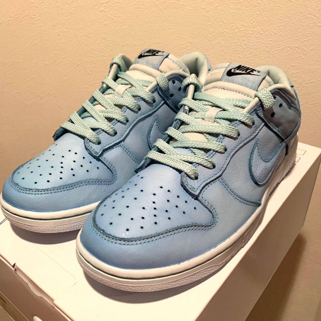 新品NEW 27 B NIKE DUNK LOW GARMENT DYE SAX BLUE IxCXF-m38810638618 数量限定定番
