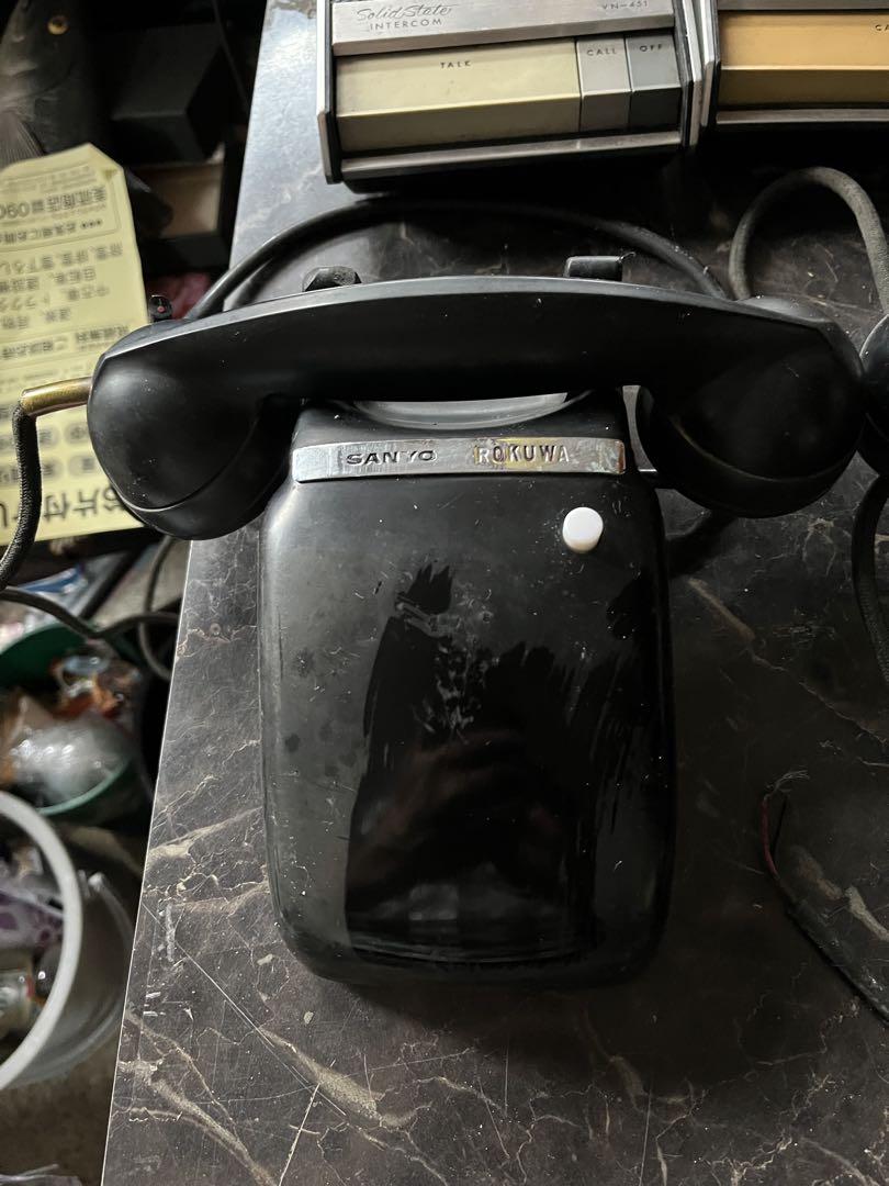 黒電話、サンヨー黒電話、サンヨー電話、サンヨー黒電話ROKUWA、録話電話機