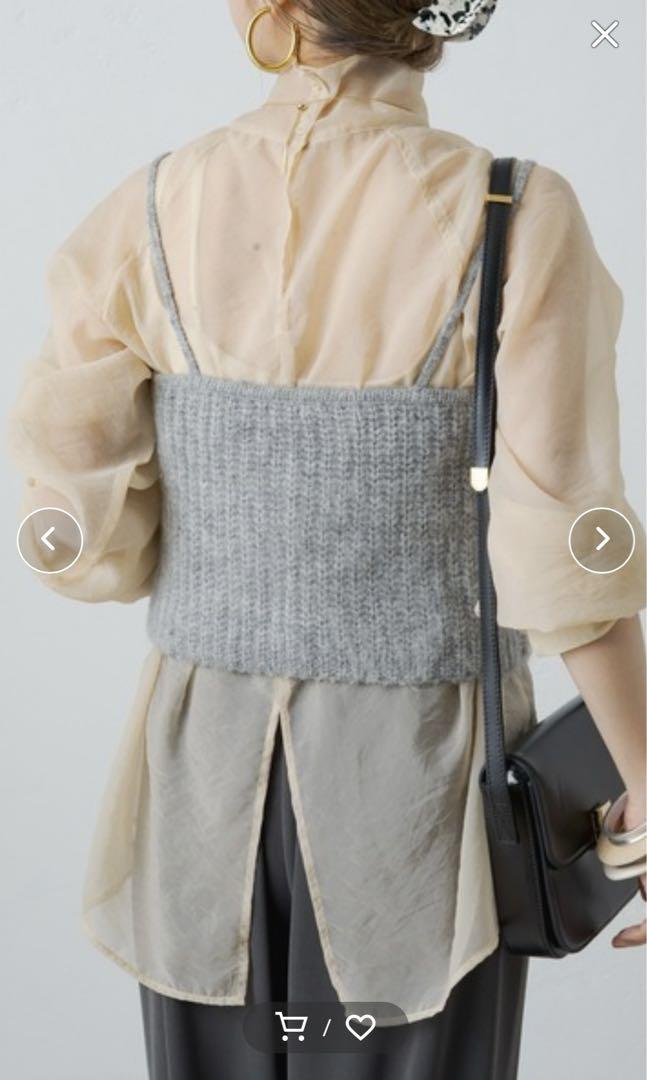 ⭐︎新品未使用⭐︎Omekashi⭐︎シアーハイネックブラウス