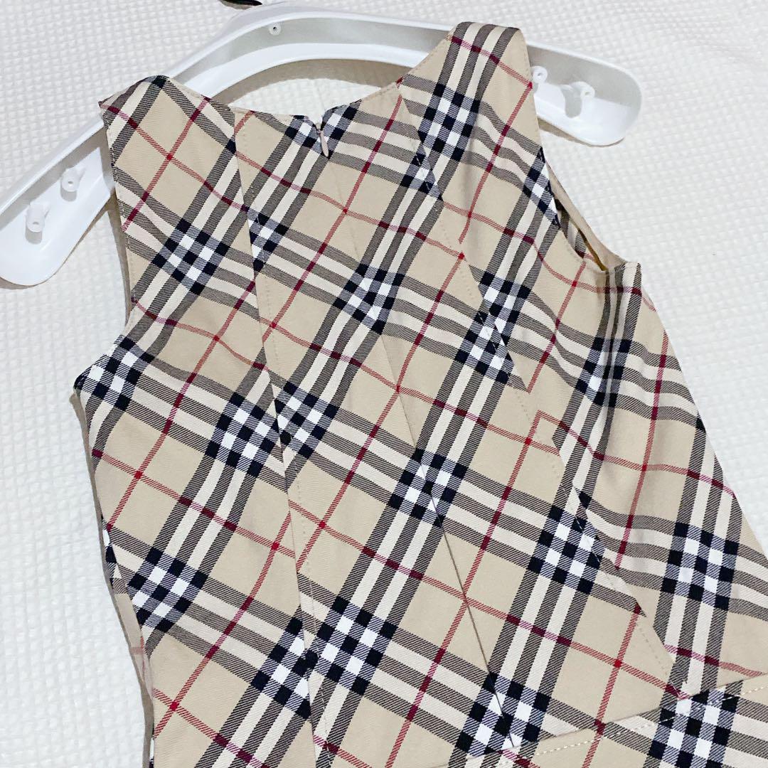 美品✨Burberry ノバチェック ベルト付ワンピース ホースロゴ 36