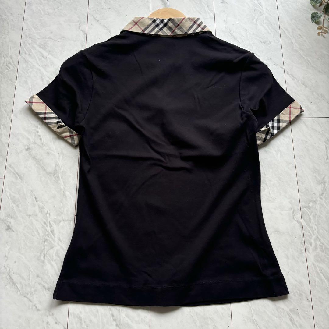 【オシャレ】BURBERRY LONDON ポロシャツ　ノバチェック　半袖　S