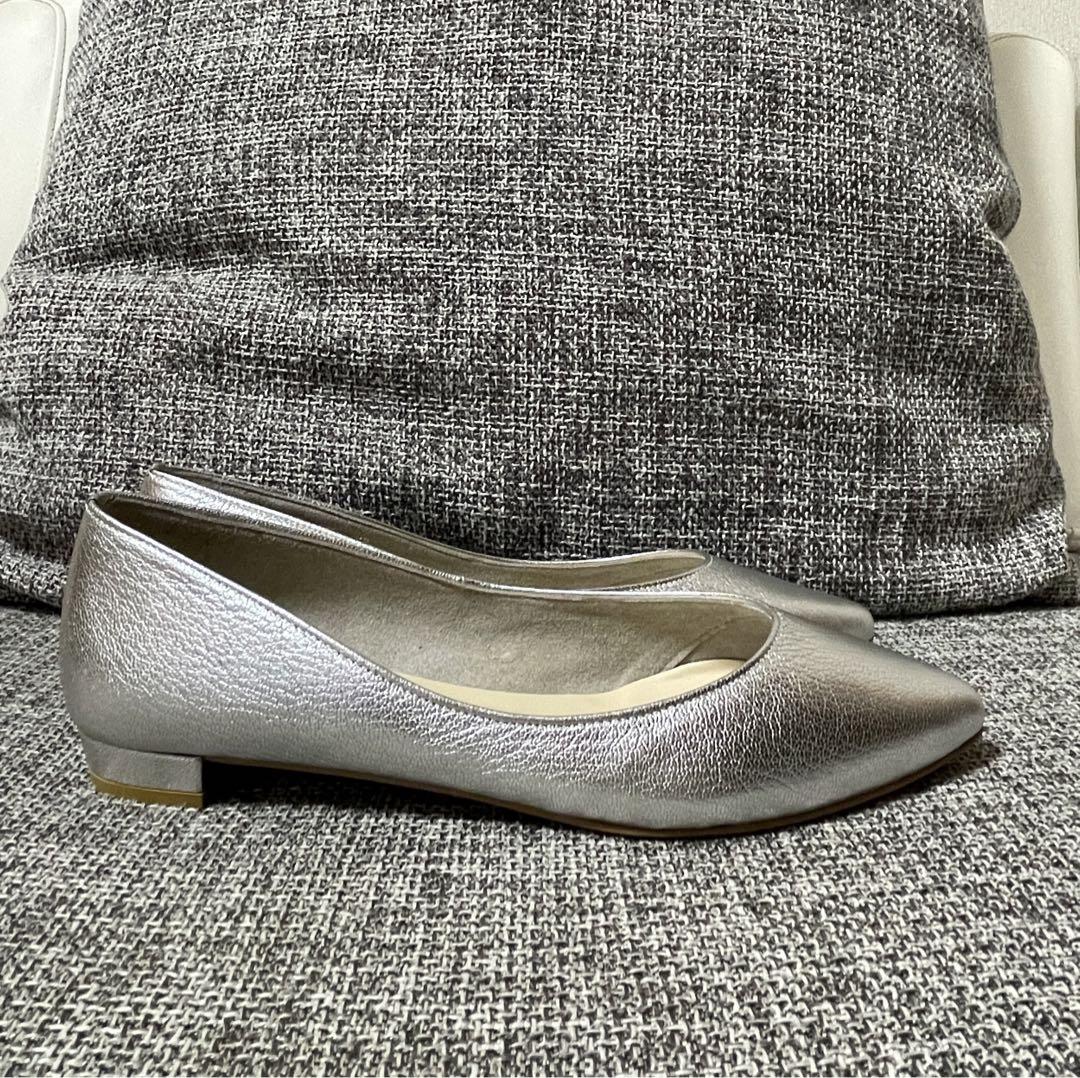 ODETTE E ODILE オデットエオディール ポインテッドフラットパンプス