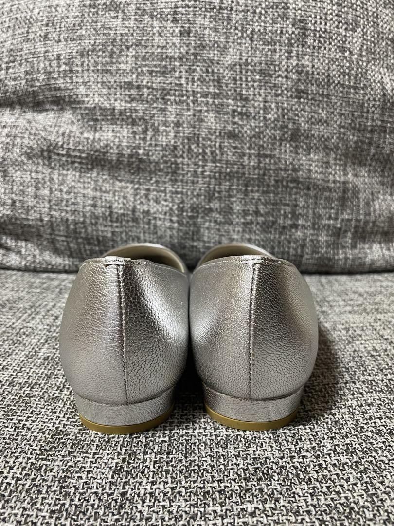 ODETTE E ODILE オデットエオディール ポインテッドフラットパンプス