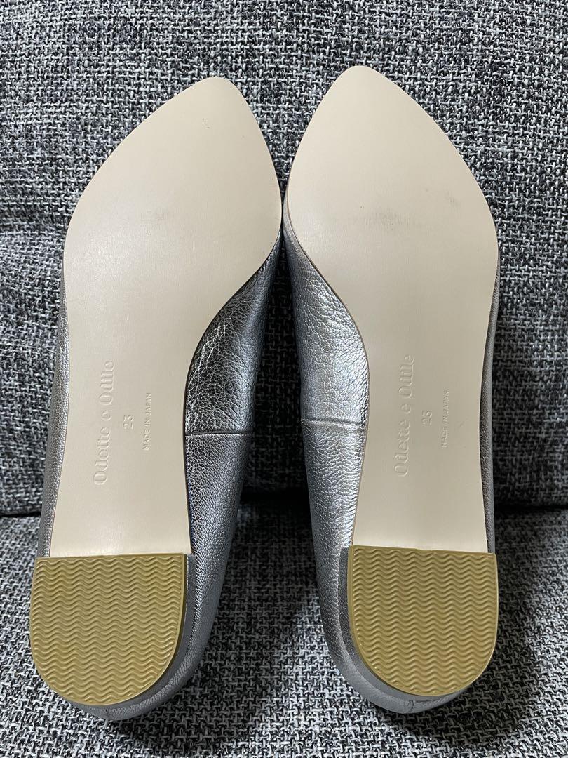 ODETTE E ODILE オデットエオディール ポインテッドフラットパンプス