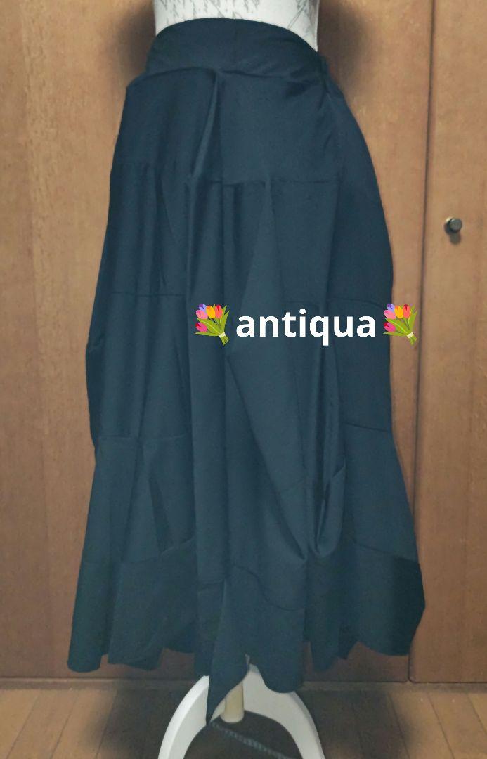 ♜antiqua♜フレアデザイン 凄い変形ロングスカート