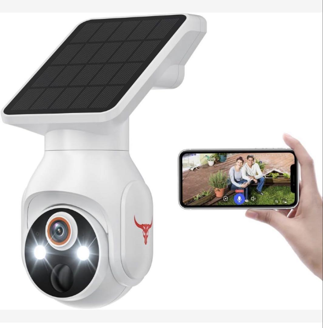 【360°広角撮影・完全無線】防犯カメラ Amazon.co.jp: 防犯カメラ 屋外 WiFi 360°広角撮影 15000mAh大