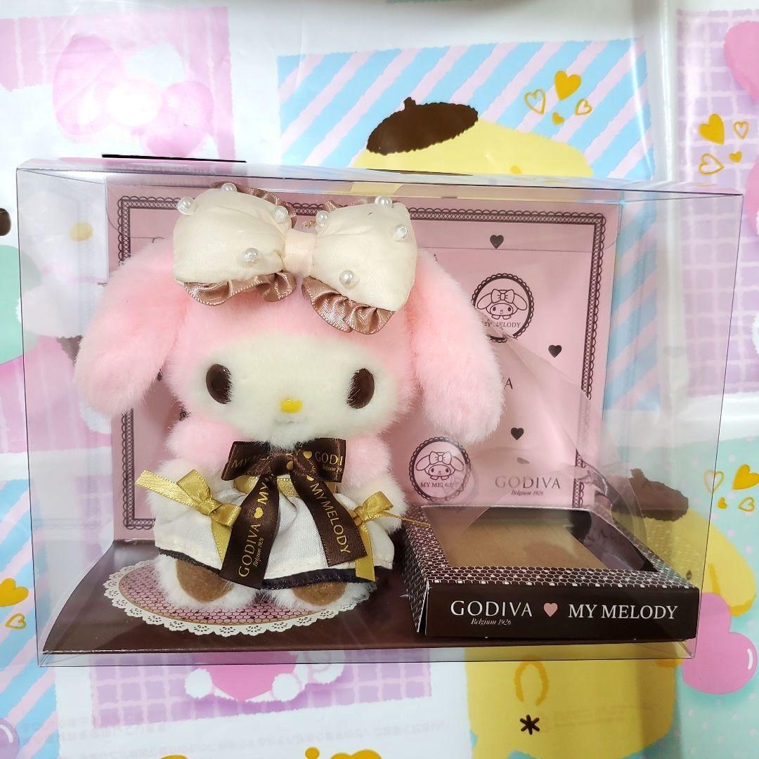 マイメロディ　GODIVA　ゴディバ　マスコットホルダー
