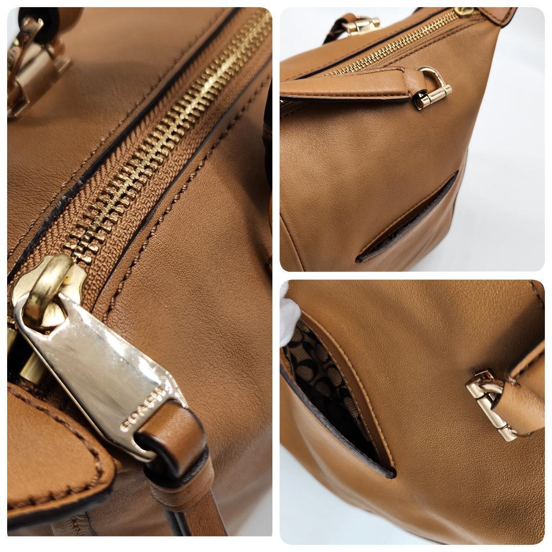 美品 COACH スマイス 2WAY サッチェル ショルダーバッグ c512