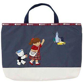 レスポートサック×ファミリア　トートバッグ MEDIUM 2 WAY TOTE STファミリアチェック/サンダーアート
