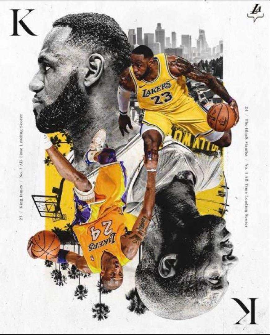 NBA✖️ロサンゼルス✖️レイカーズ✖️レブロン✖️コービー✖️スカル✖️USＬ✖️