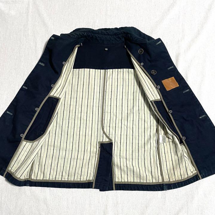 ♡パラスパレス♡ 藍染 ライナー付き 厚手デニムPコート サイズ3