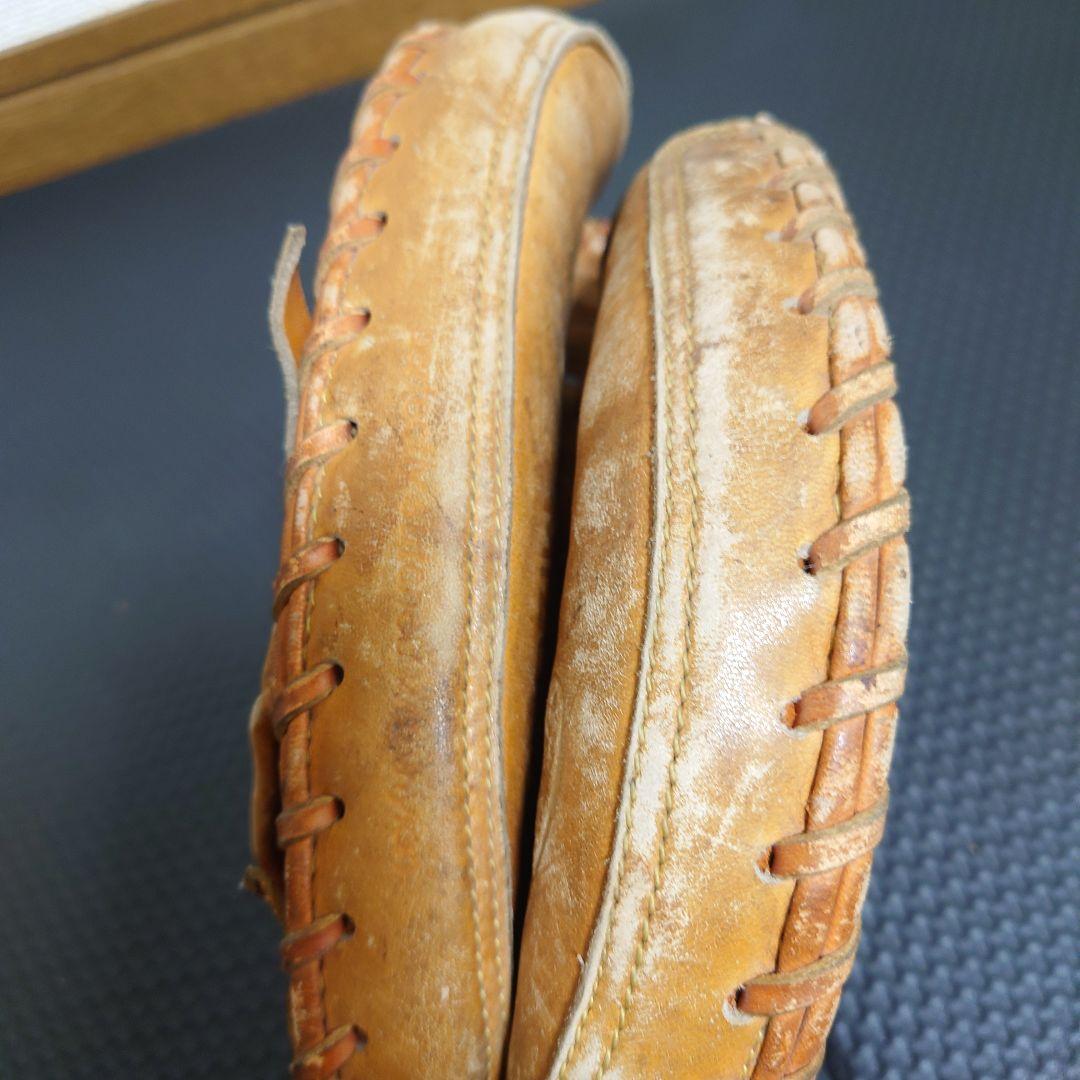 【匿名配送】ミズノ 一般 軟式グローブ 右投げ キャッチャーミット 初代ロゴ
