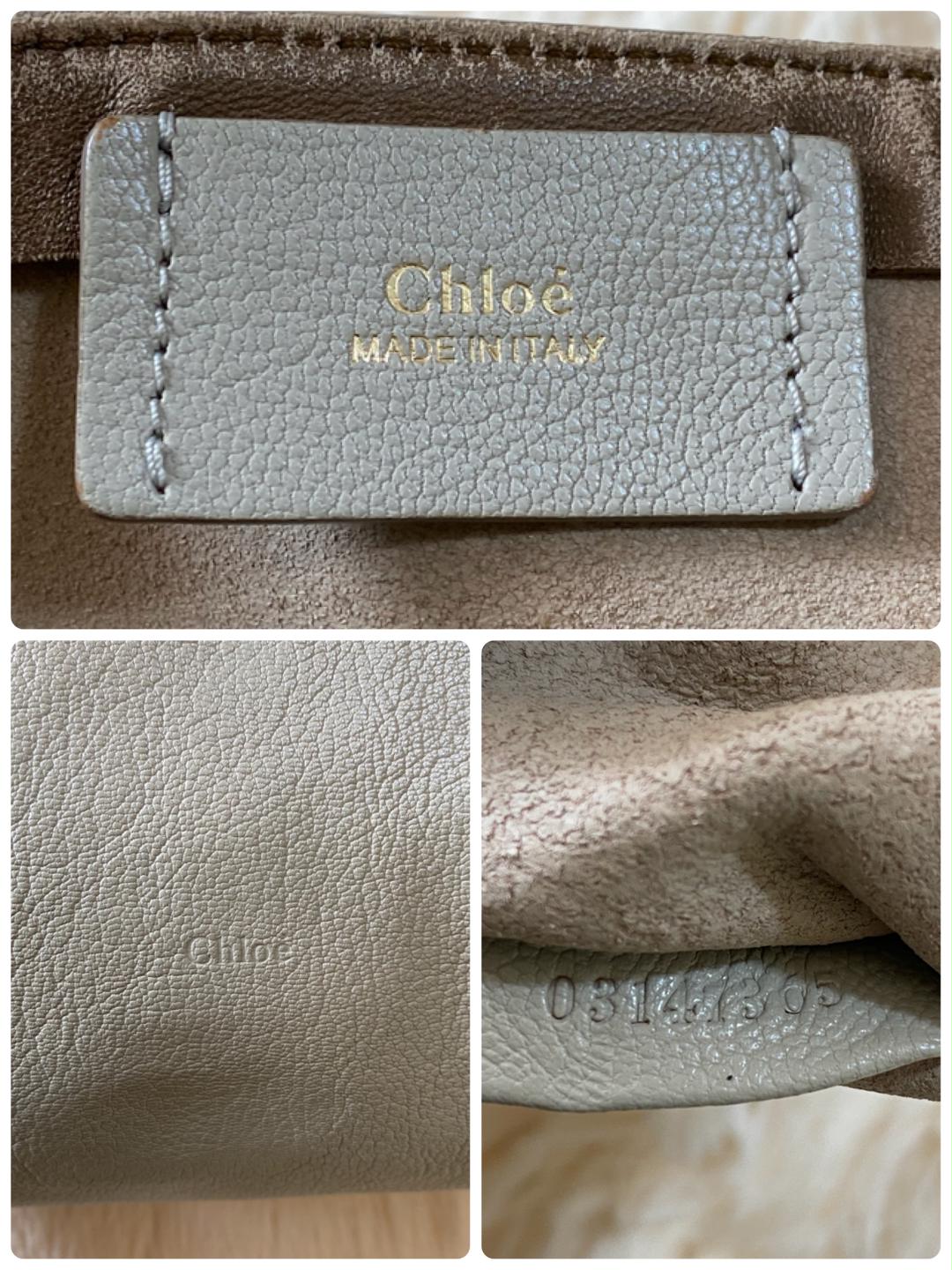 超激得 Chloe トートバッグ ディラン A4サイズ ライトグレー シボ革 イタリア製 FOLCn-m38826987810 新作入荷限定SALE