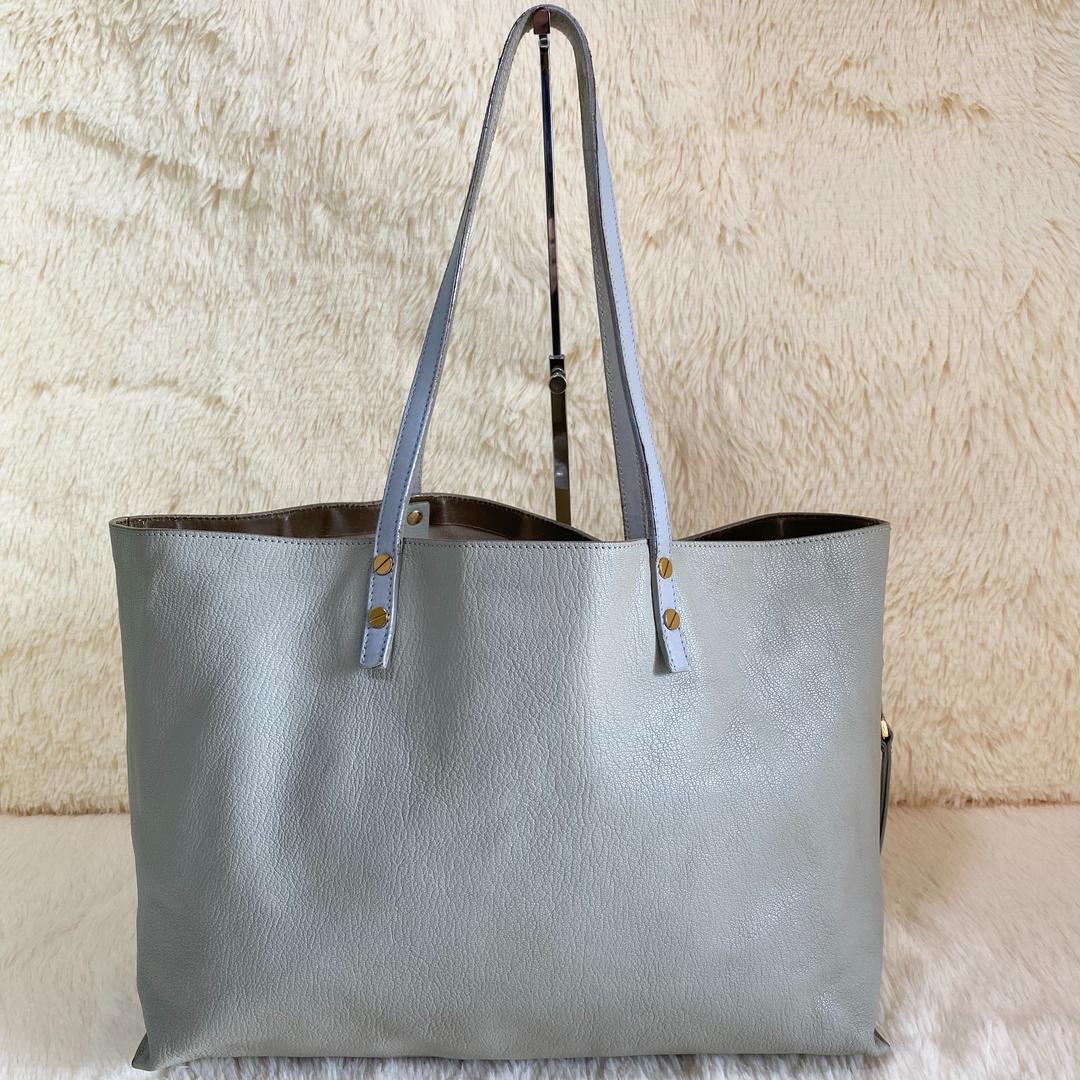 超激得 Chloe トートバッグ ディラン A4サイズ ライトグレー シボ革 イタリア製 FOLCn-m38826987810 新作入荷限定SALE