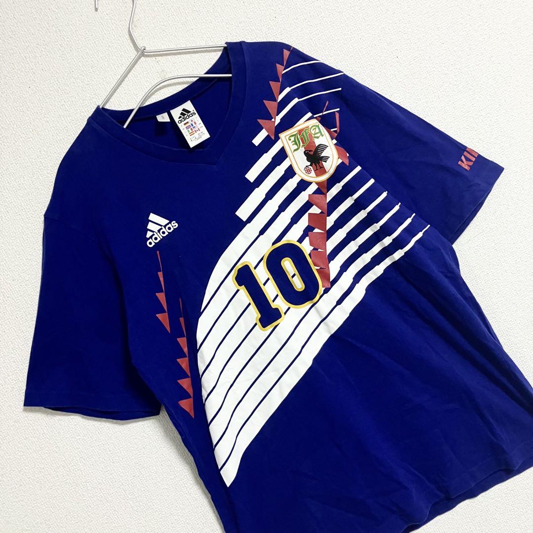 美品　日本代表　adidas サッカー　ユニフォーム　ドーハの悲劇　10番　L