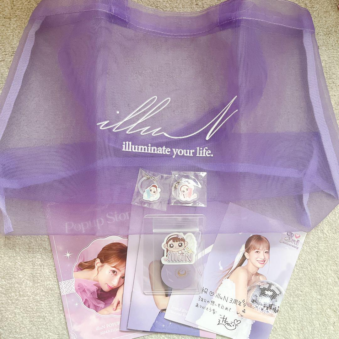 【新品未使用】illuNポップアップストア大阪　ノベルティ 🎀 illuN POP UP STORE in Osaka 🎀