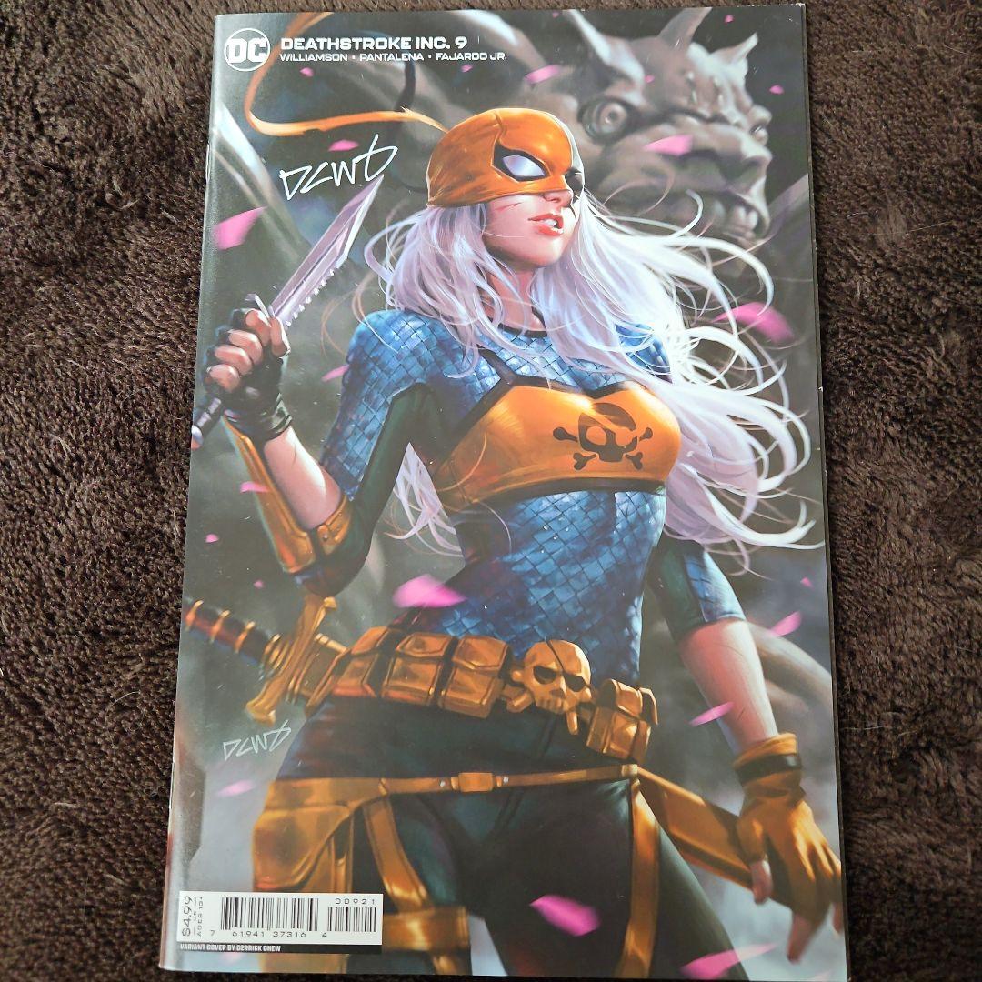 アメコミデリックチュウDEATHSTROKE INC. 9直筆 サイン入り