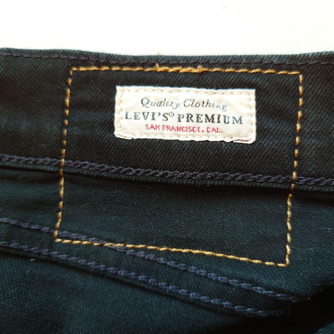 LEVIS PREMIUM ブラック ストレートデニム LEVIS PREMIUM ブラック ストレートデニム