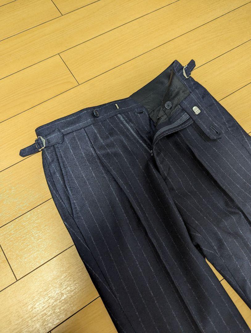 美品　SATO TAILOR　スーツ　スリーピース　カノニコ　フランネル　日本製