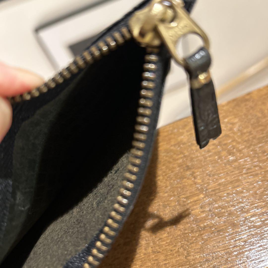 COMME des GARCONS コインパース コインケース　型押しレザー
