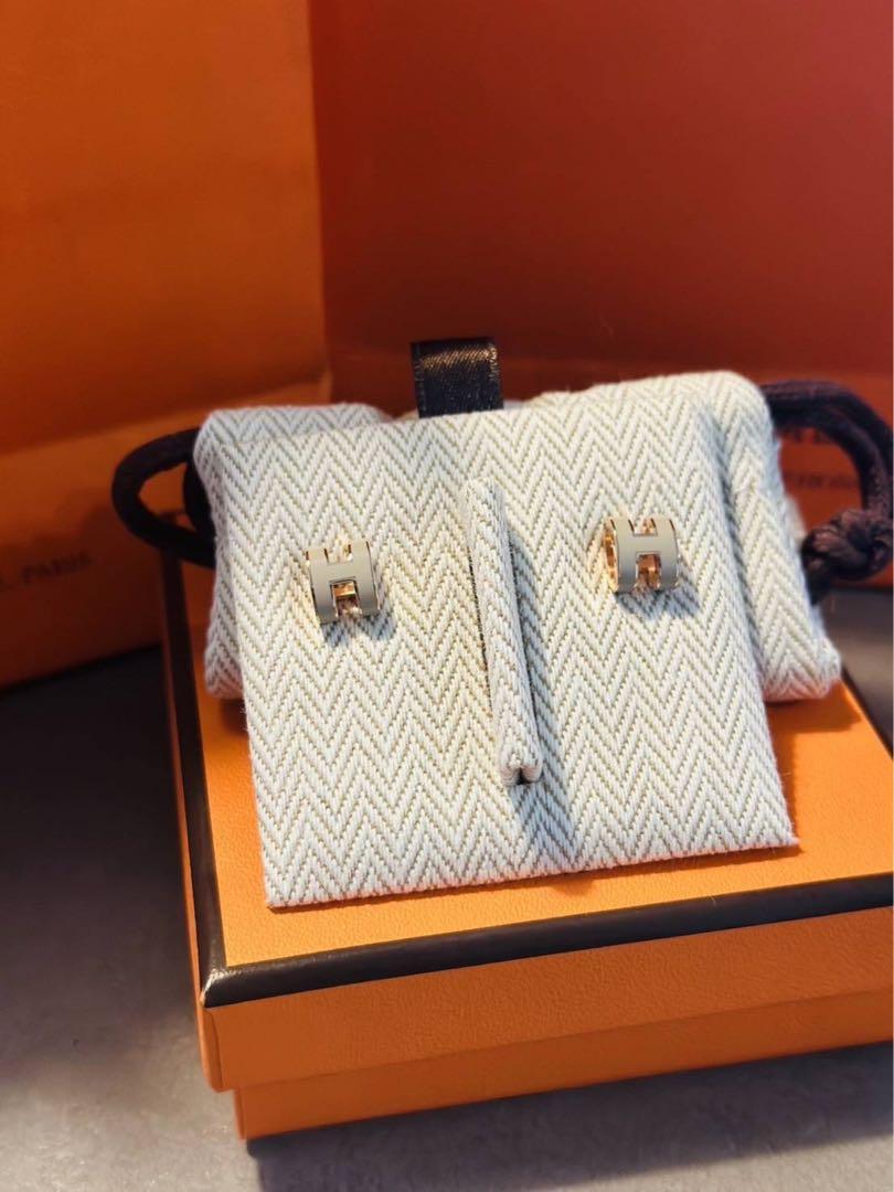 HERMES エルメス　ミニポップH ピアス