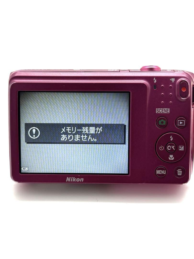 ニコン デジタルカメラ COOLPIX S3700 シルバー Wi-Fi対応