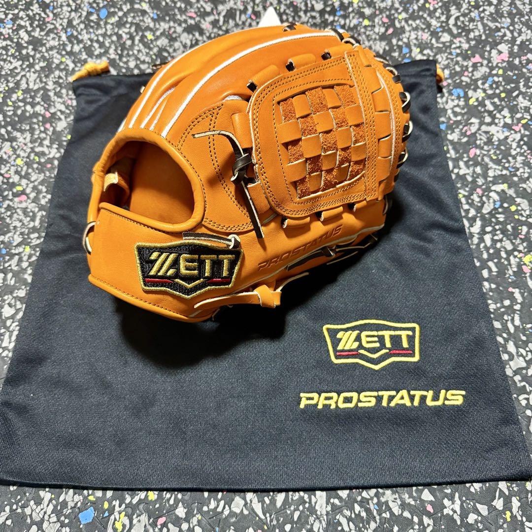 ZETT 日本製 プロステイタス 源田モデル 硬式用 内野手用 グローブ 野球