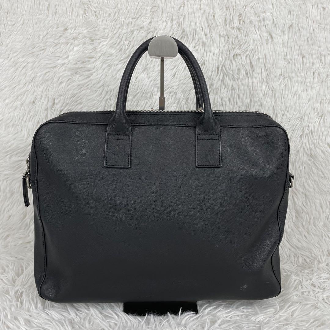 Paul Smith ポールスミス　ビジネスバッグ　オールレザー　ブラック
