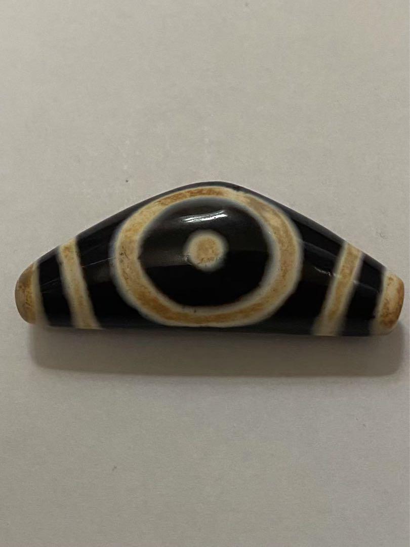 中國西藏 天然石瑪瑙 角形　天珠 天圓地方 珍品 唐物 骨董 稀少品