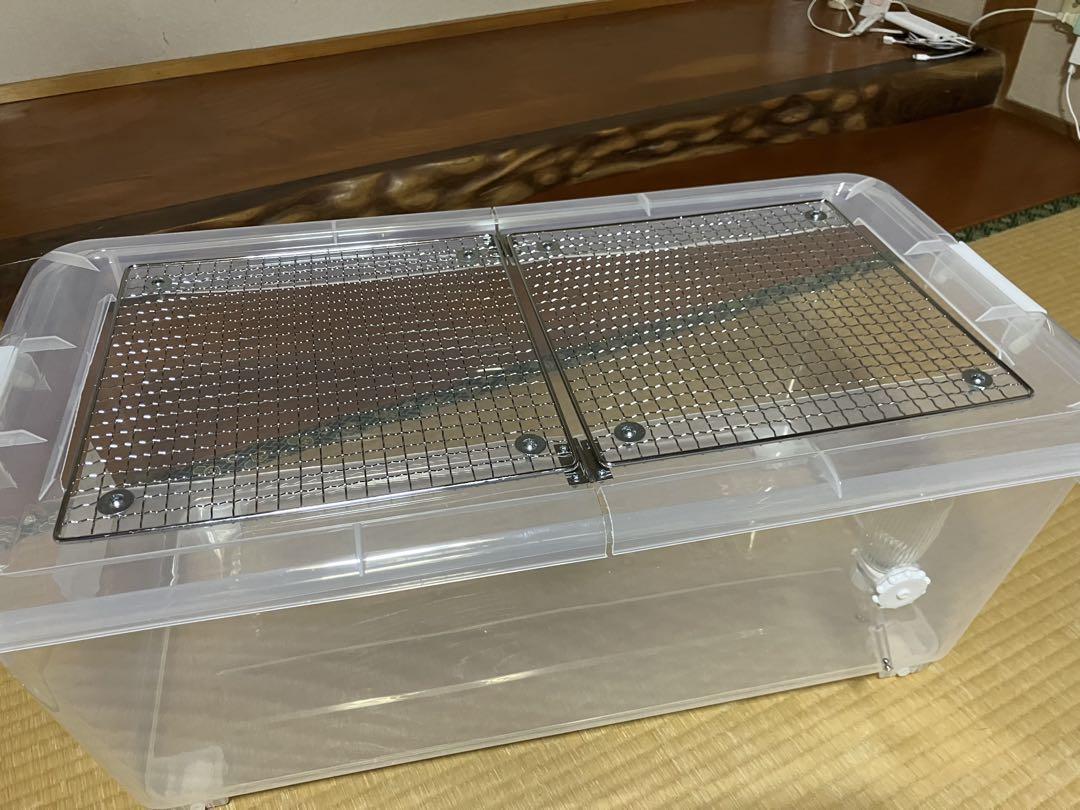 ②広さ＆通気性＆保温性が抜群なハムスターケージ【DIY】給水器付