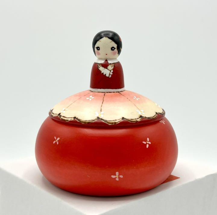 安い大人気 近代創作こけし プリンセス 2点セット 沖いづみ作 DYen5-m38849624222 キャンディポット 赤いドレス 本物保証定番