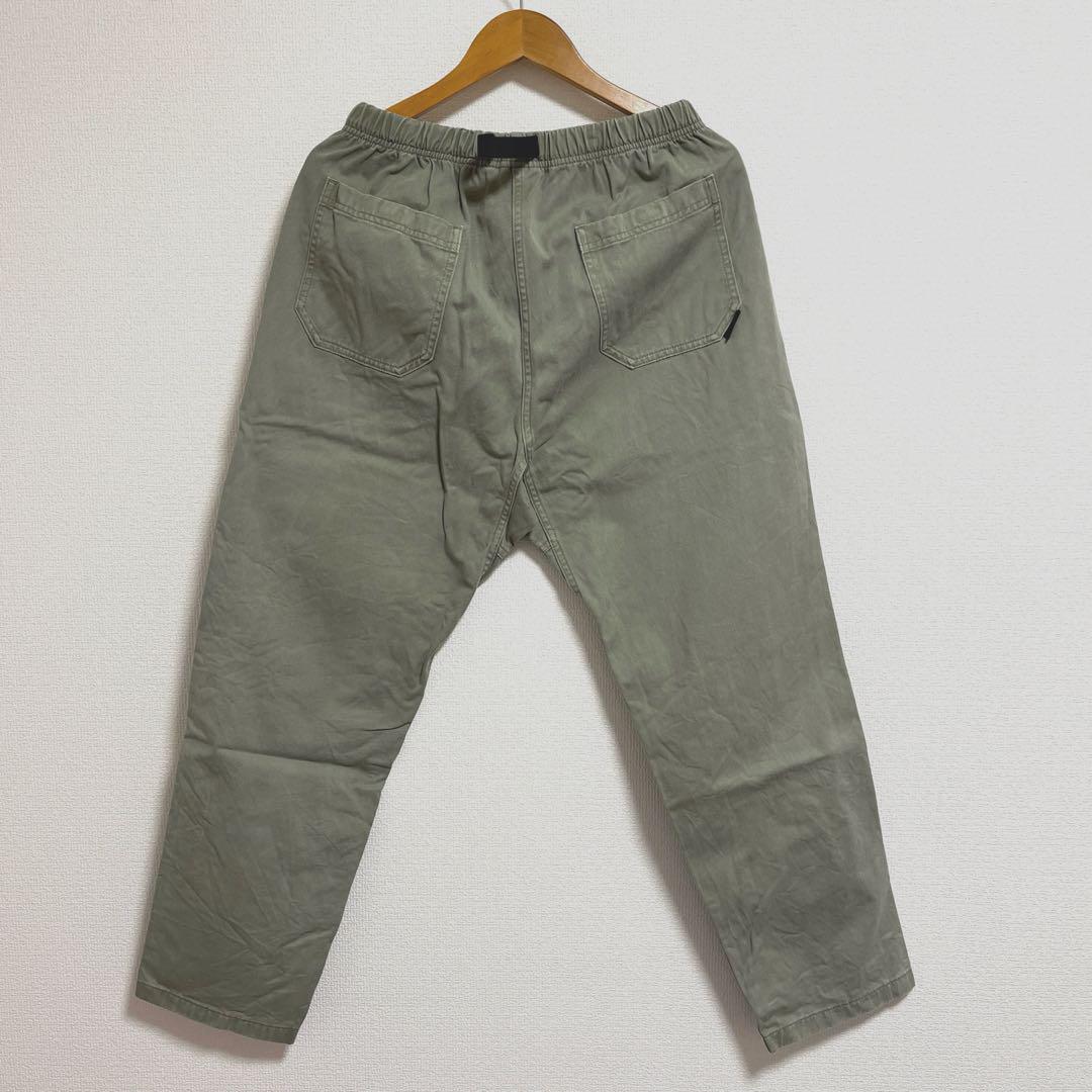 グラミチ LOOSE TAPERED RIDGE PANT セージグリーン M