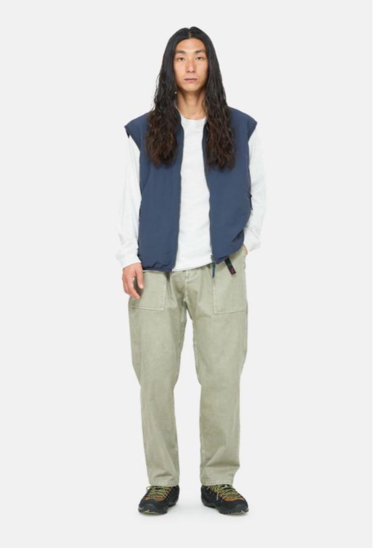 グラミチ LOOSE TAPERED RIDGE PANT セージグリーン M