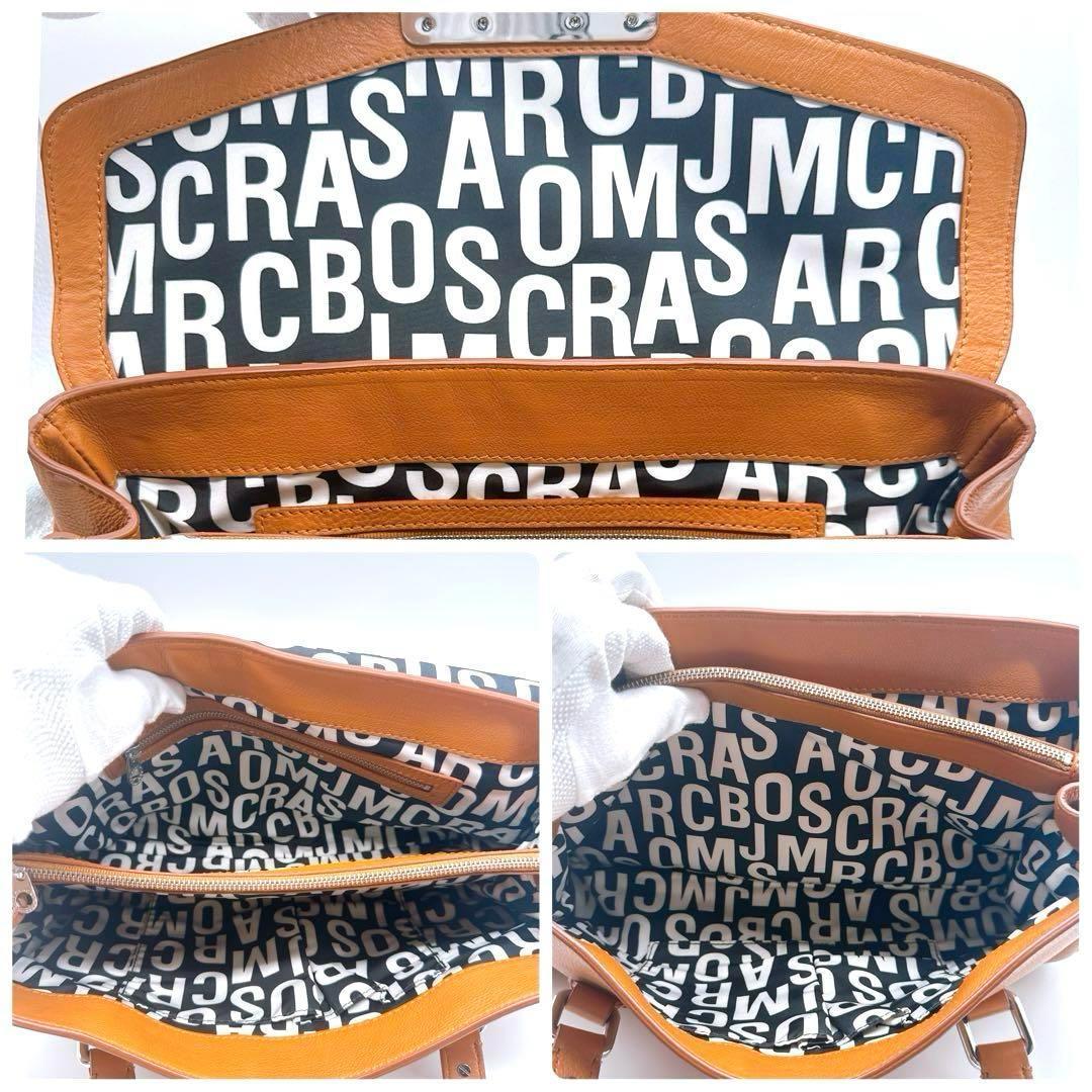 マークジェイコブス レザー ターンロック 2way ショルダー トートバッグ