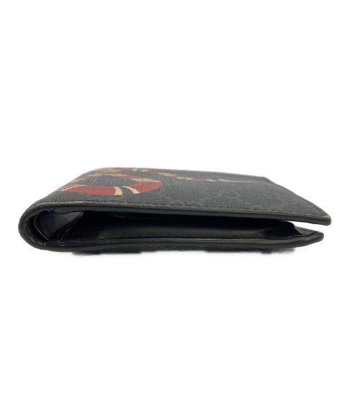 GUCCI （グッチ）スネークプリント 2つ折り財布