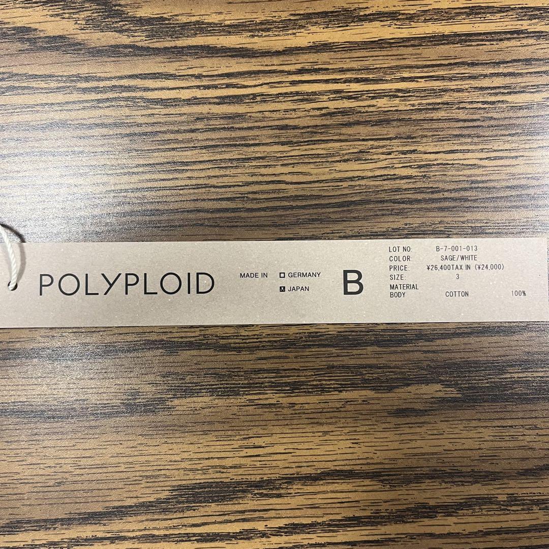 トップス POLYPLOID OVERSIZE LONGSLEEVE #B