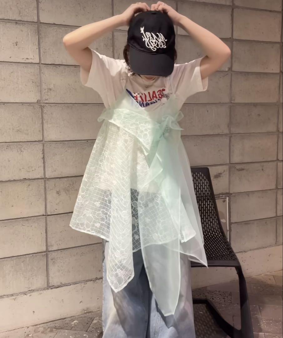 RIV NOBUHIKO | RIV NOBUHIKO SS25 AMY EMBROIDERY TOP / MICHE