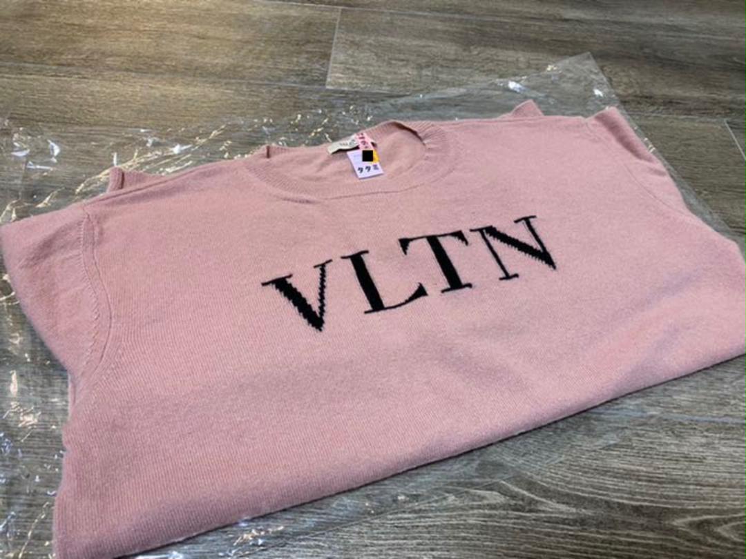 VALENTINO VLTN ニット セーター クルーネック ウール カシミヤ ニット ...