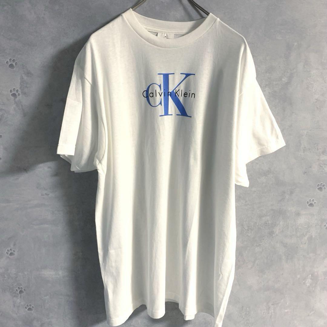 90's Calvin Klein カルバンクライン ロゴプリントTシャツ 半袖