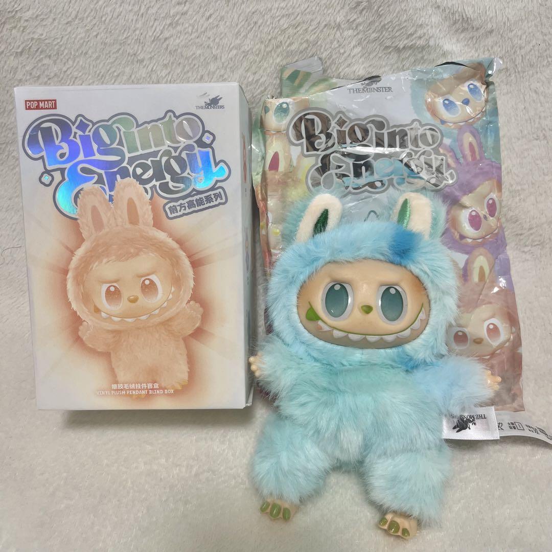 Labubu ラブブ　ぬいぐるみ 水色 LABUBU ラブブ ぬいぐるみ 18cm POP MART ラブブ 水色の通販 by