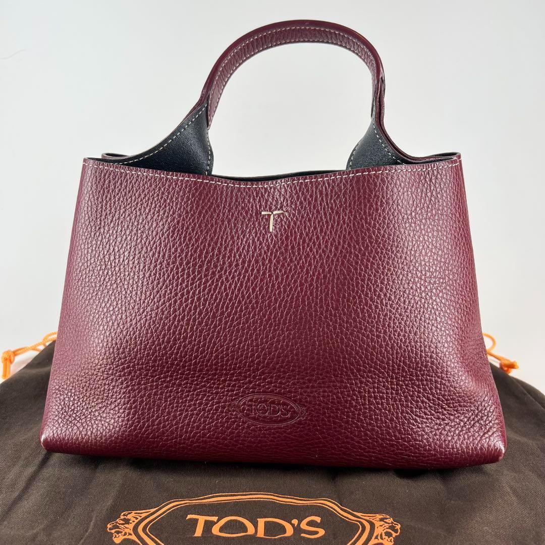 【極美品☆大人気】トッズ Tタイムレス ハンドバッグ 2way ボルトー