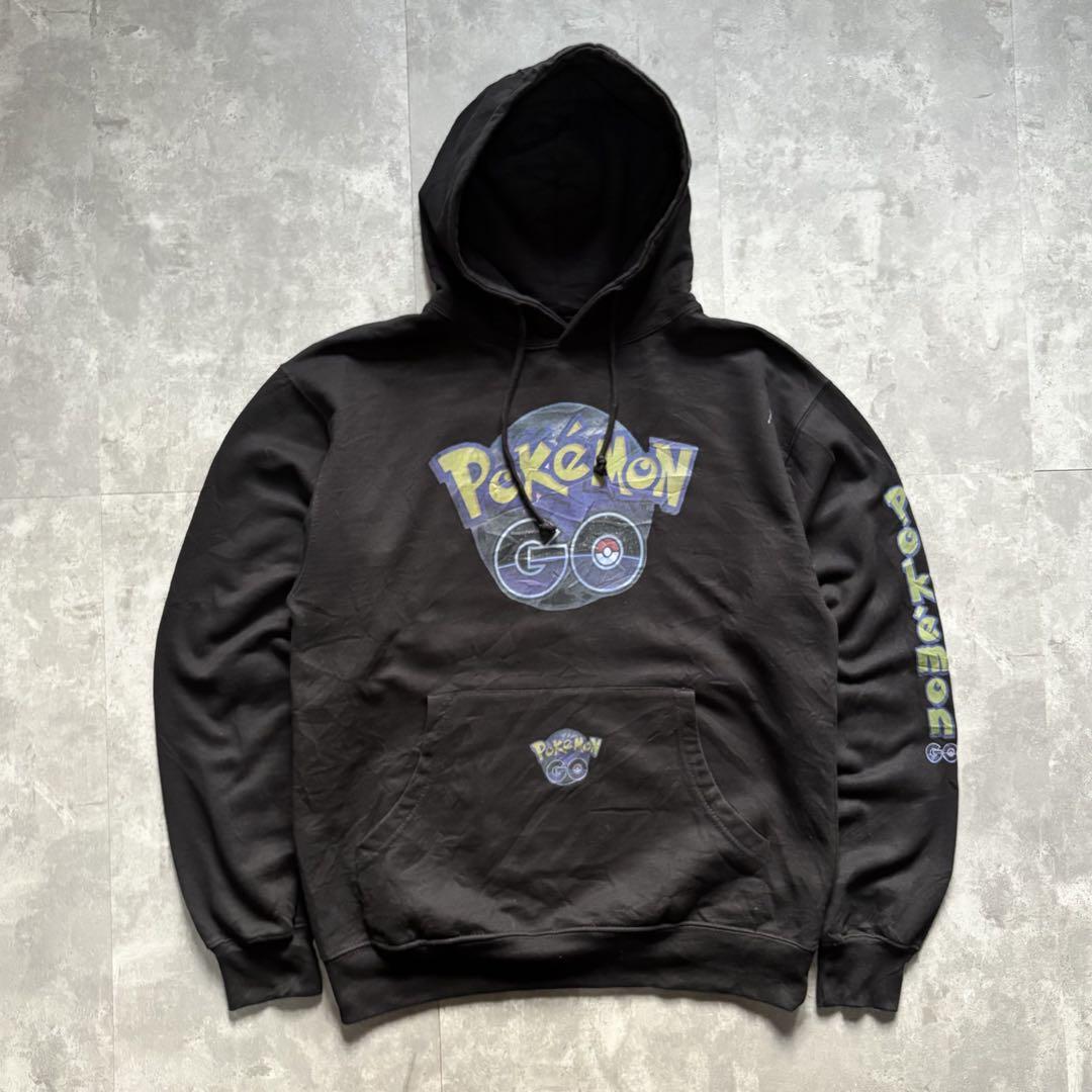 男性に人気！ レア◎USA古着 プルオーバーパーカー スウェット ポケモンGO Tシャツ・アパレル