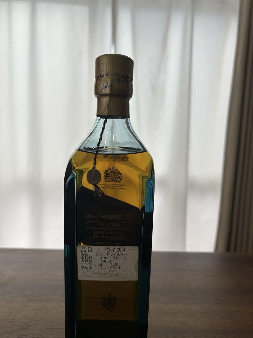 未開封 ジョニーウォーカー ブルーラベル 750ml JohnnieWalker