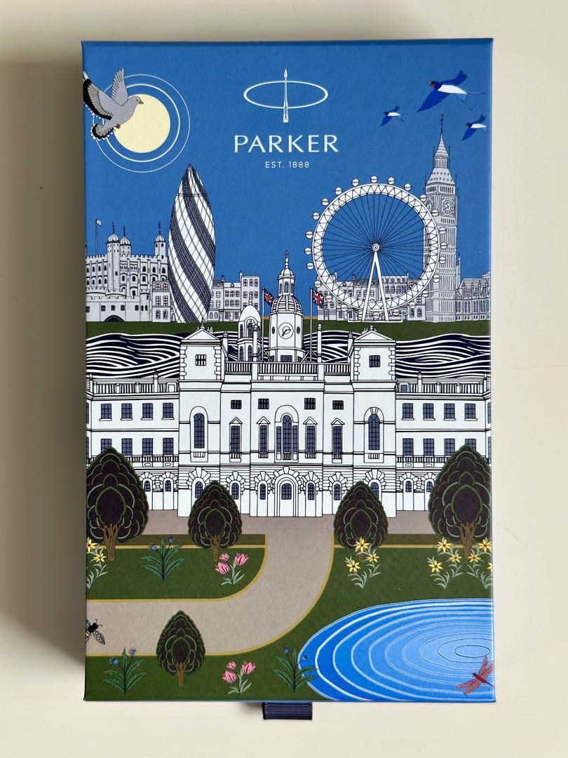Parker ソネット プレミアム ボールペン シルバー&ブラックシズレGT