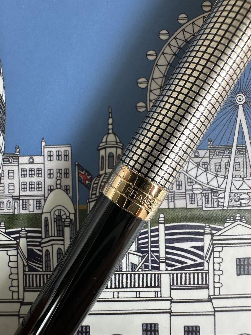 Parker ソネット プレミアム ボールペン シルバー&ブラックシズレGT