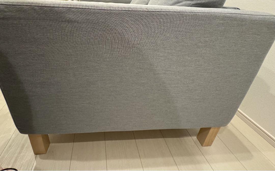 IKEA カルルスタード 2人掛け ソファ グレー