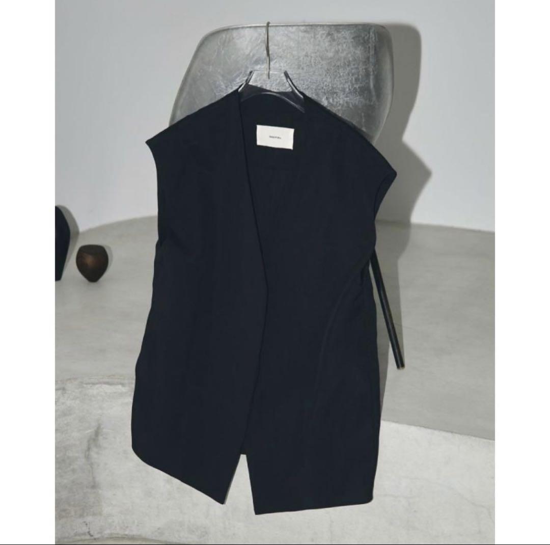 新品】TODAYFUL Collarless Twill Vest 38❣️