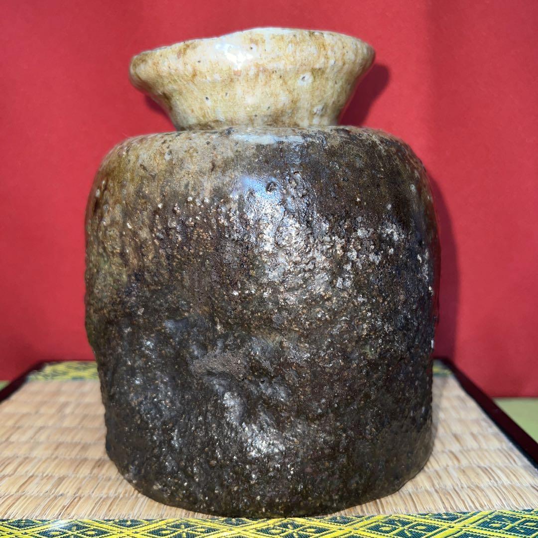 古伊賀花入素敵な自然秞赤黒緑石爆ぜ　　貴重美品　江戸前期古箱付き　セール品 skazaninapolysk.pl
