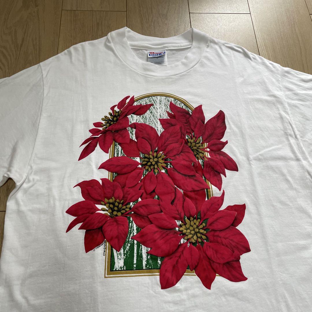 90s USA製 ヘインズ フラワー アート tシャツ 90s USA製 ヘインズ フラワー アート tシャツ - メルカリ